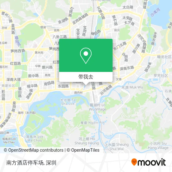 南方酒店停车场地图
