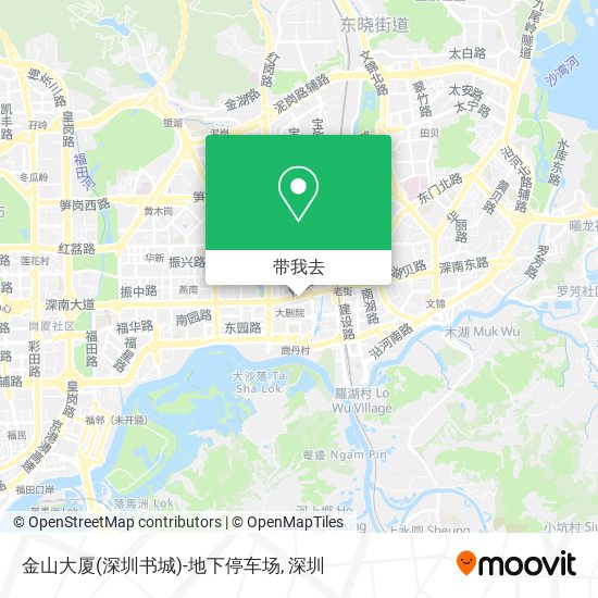 金山大厦(深圳书城)-地下停车场地图