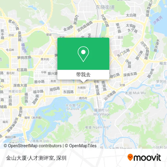 金山大厦-人才测评室地图