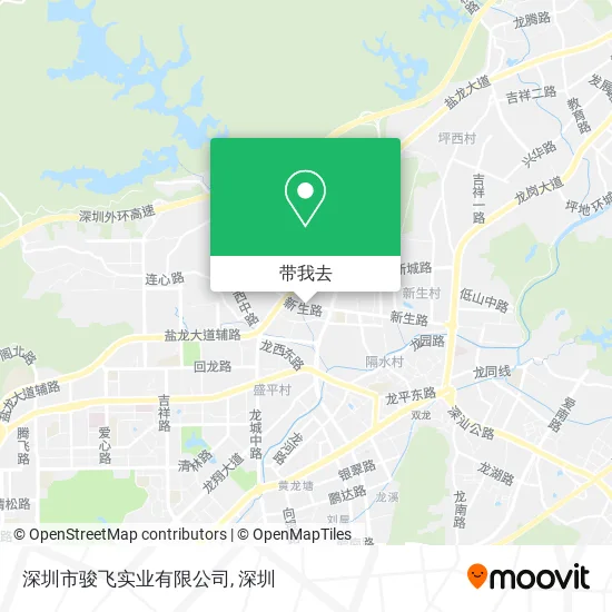 深圳市骏飞实业有限公司地图