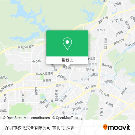 深圳市骏飞实业有限公司-东北门地图