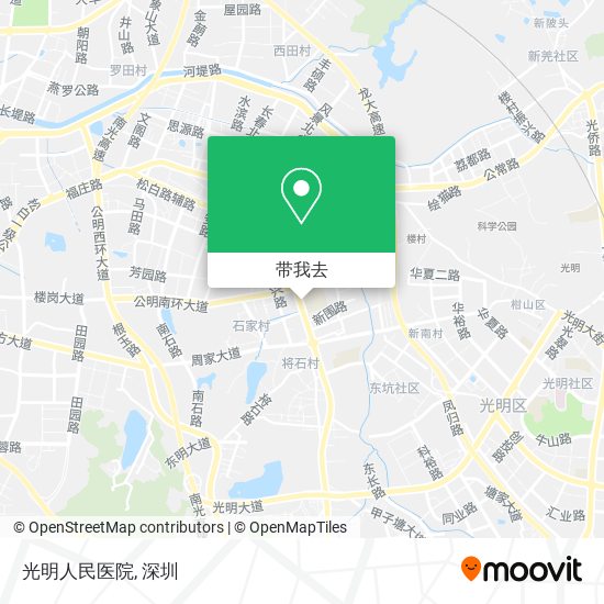 光明人民医院地图