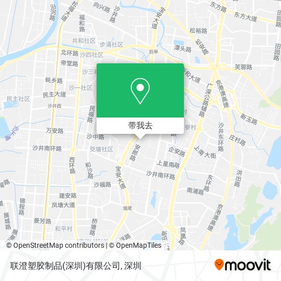 联澄塑胶制品(深圳)有限公司地图