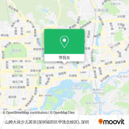 山姆大叔少儿英语(深圳福田区华强北校区)地图