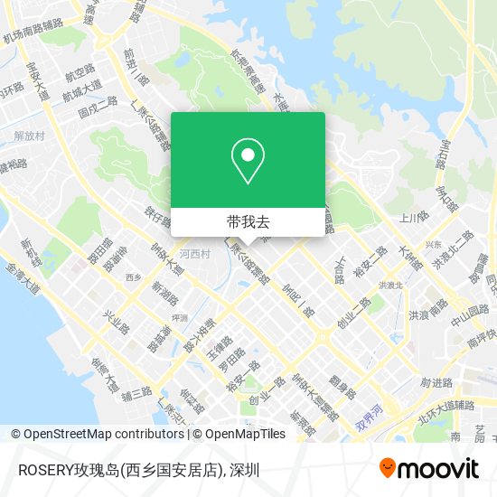 ROSERY玫瑰岛(西乡国安居店)地图