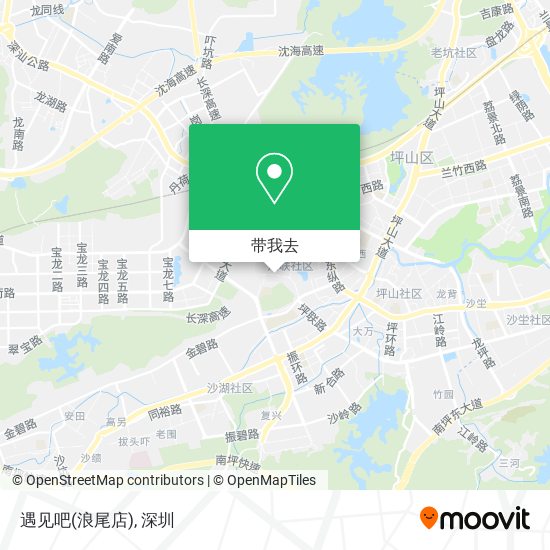 遇见吧(浪尾店)地图