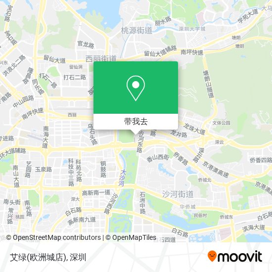 艾绿(欧洲城店)地图