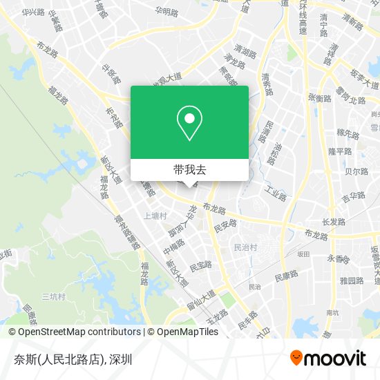 奈斯(人民北路店)地图