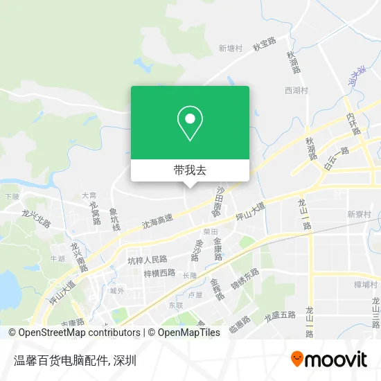 温馨百货电脑配件地图