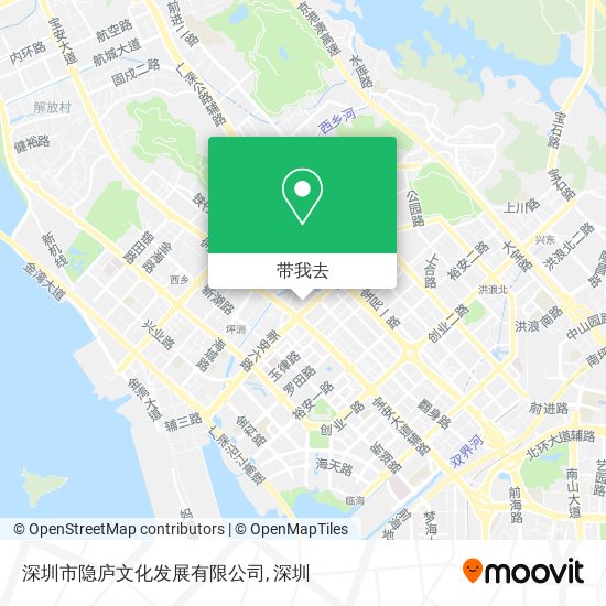 深圳市隐庐文化发展有限公司地图