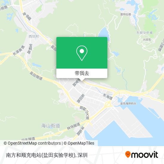 南方和顺充电站(盐田实验学校)地图