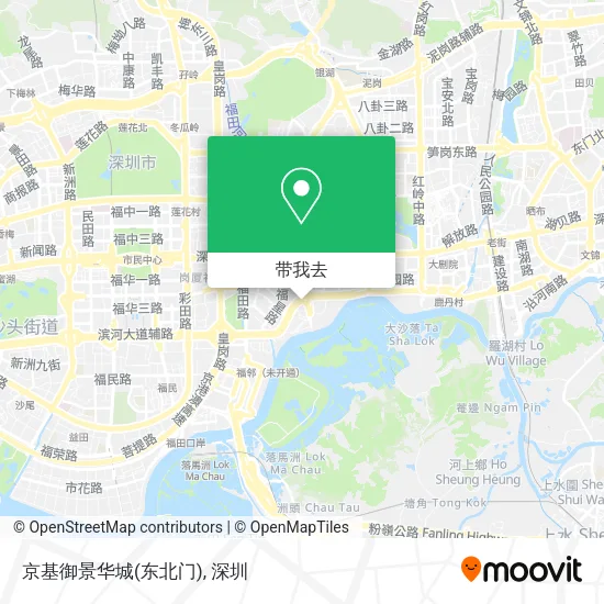 京基御景华城(东北门)地图