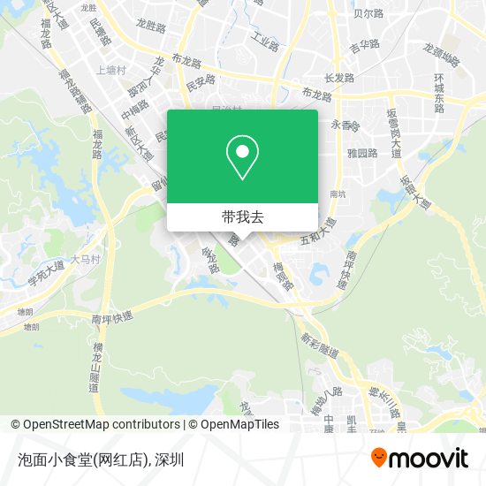 泡面小食堂(网红店)地图