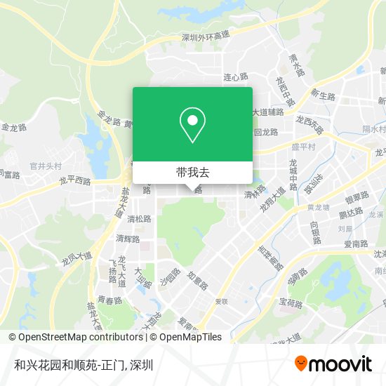 和兴花园和顺苑-正门地图