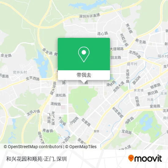 和兴花园和顺苑-正门地图