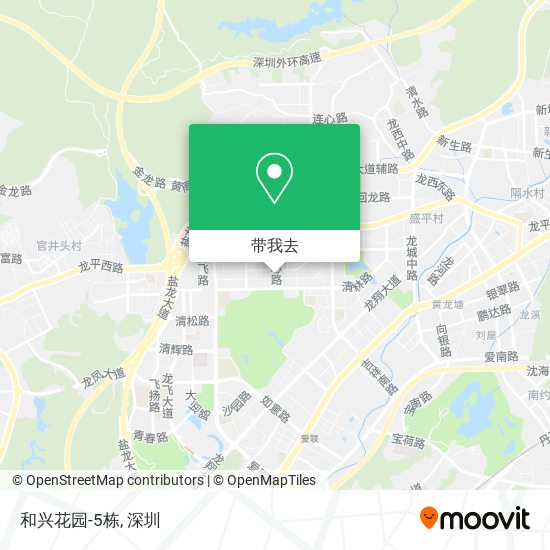 和兴花园-5栋地图
