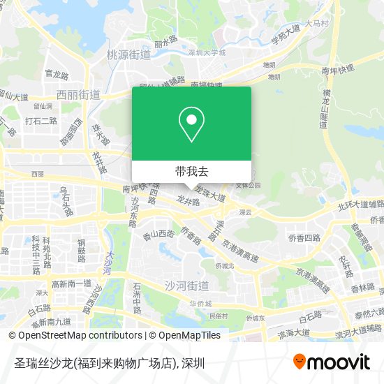 圣瑞丝沙龙(福到来购物广场店)地图