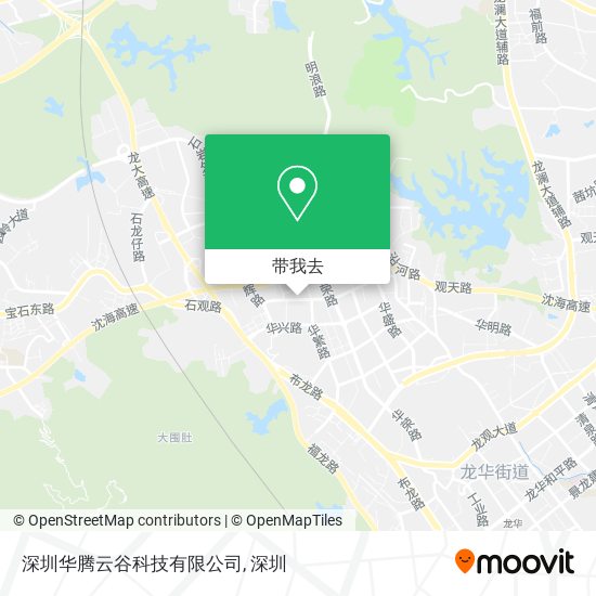 深圳华腾云谷科技有限公司地图
