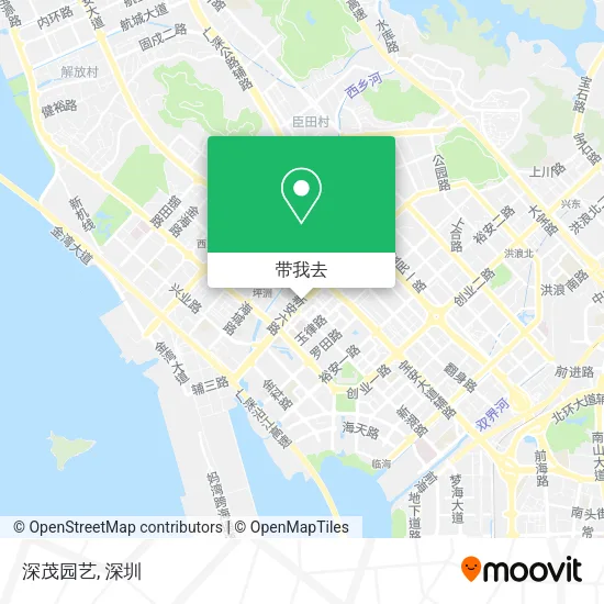 深茂园艺地图