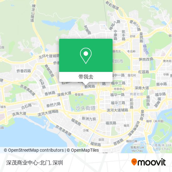 深茂商业中心-北门地图
