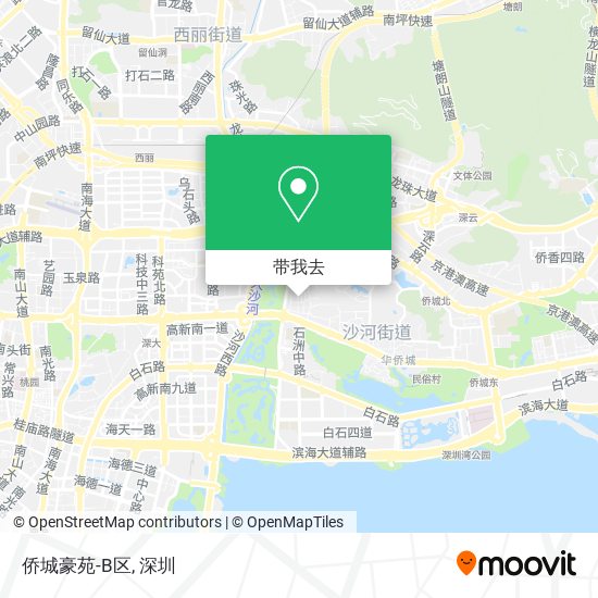 侨城豪苑-B区地图