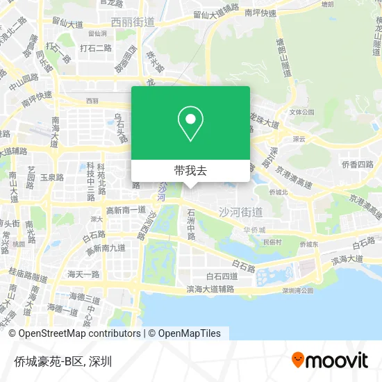 侨城豪苑-B区地图