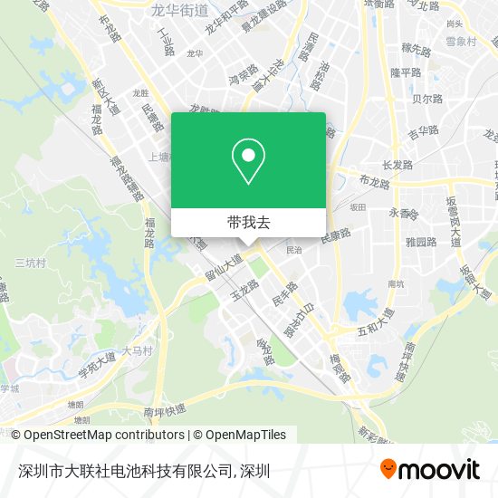 深圳市大联社电池科技有限公司地图