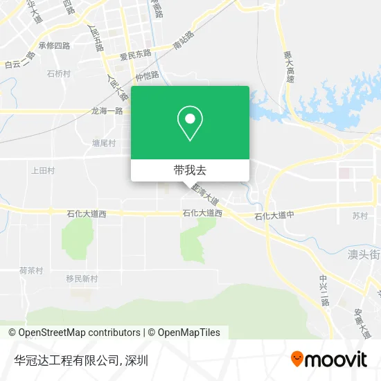 华冠达工程有限公司地图