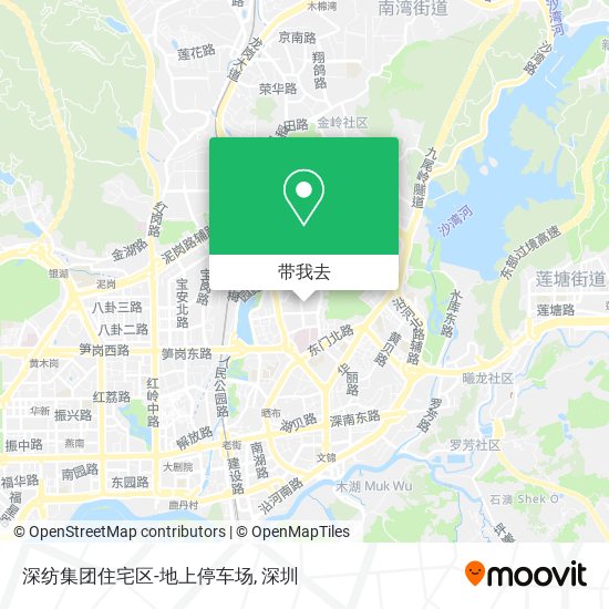 深纺集团住宅区-地上停车场地图