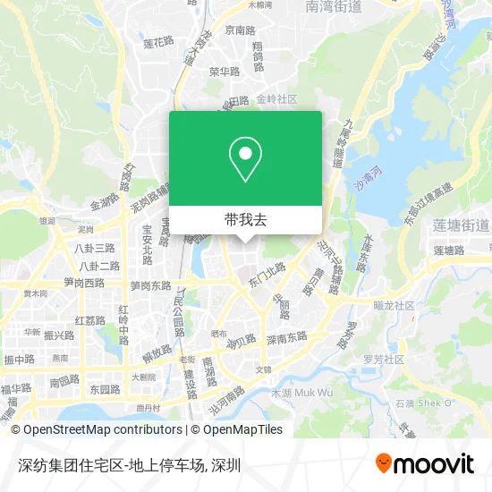 深纺集团住宅区-地上停车场地图