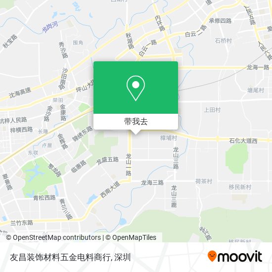 友昌装饰材料五金电料商行地图