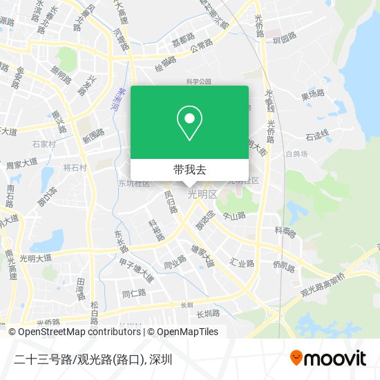 二十三号路/观光路(路口)地图