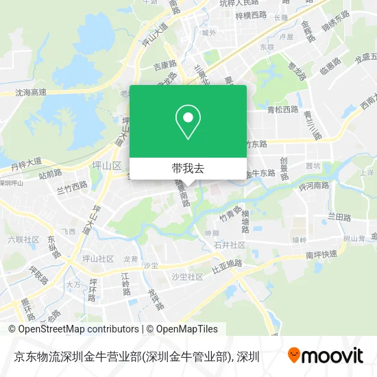 京东物流深圳金牛营业部(深圳金牛管业部)地图