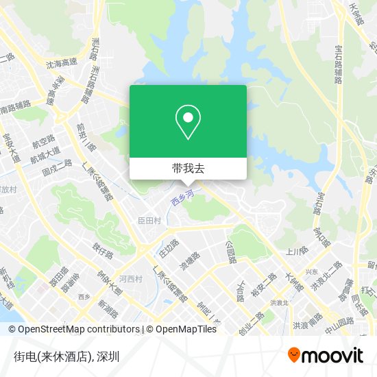 街电(来休酒店)地图