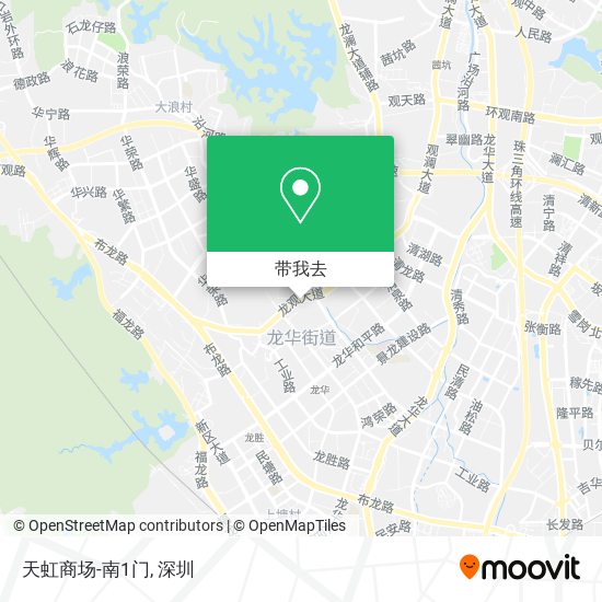 天虹商场-南1门地图