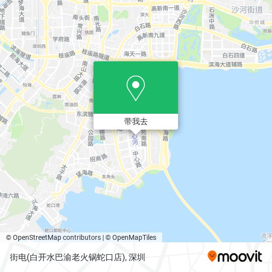 街电(白开水巴渝老火锅蛇口店)地图