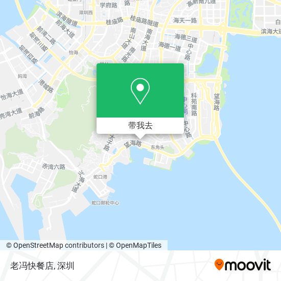 老冯快餐店地图