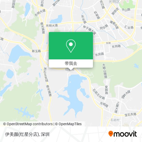 伊美颜(红星分店)地图