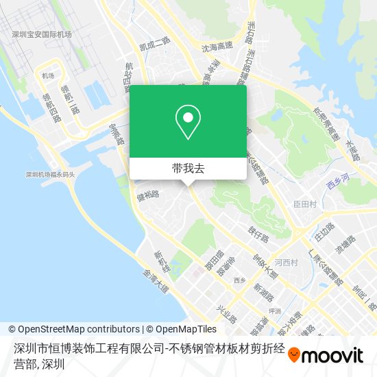 深圳市恒博装饰工程有限公司-不锈钢管材板材剪折经营部地图