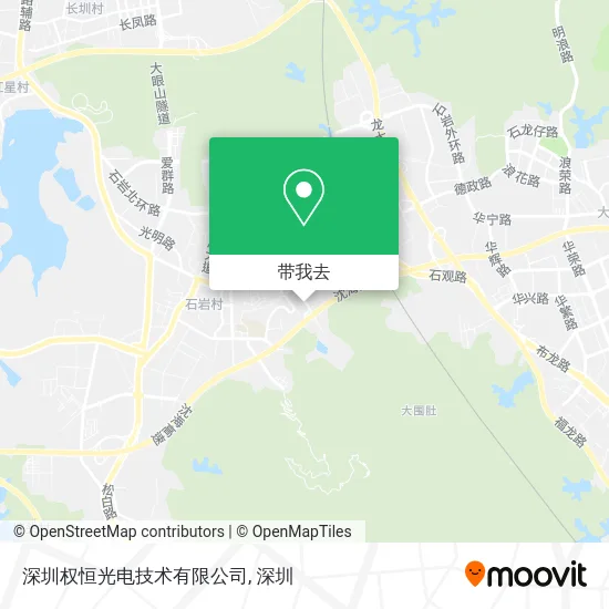 深圳权恒光电技术有限公司地图