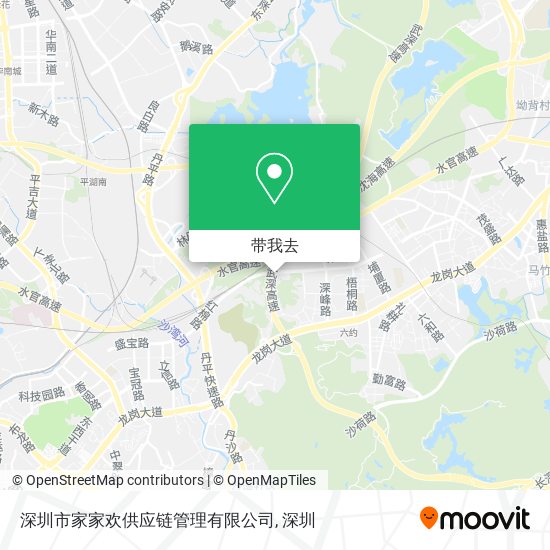 深圳市家家欢供应链管理有限公司地图