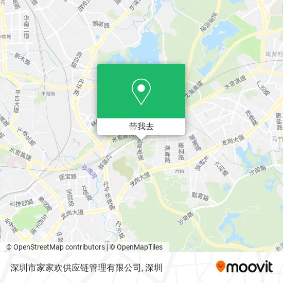 深圳市家家欢供应链管理有限公司地图