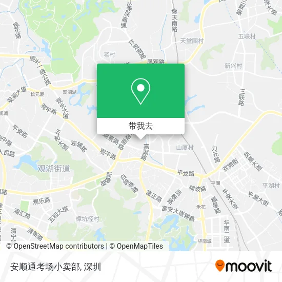 安顺通考场小卖部地图