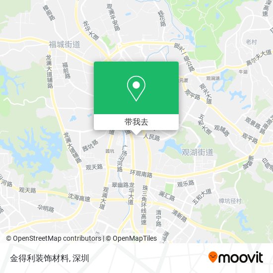 金得利装饰材料地图