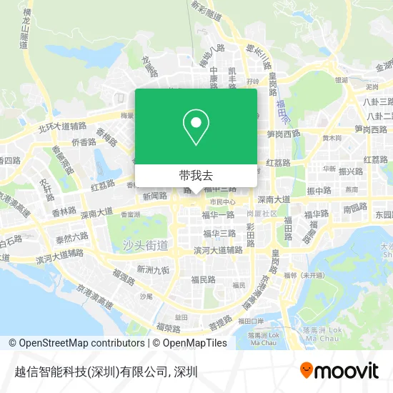 越信智能科技(深圳)有限公司地图