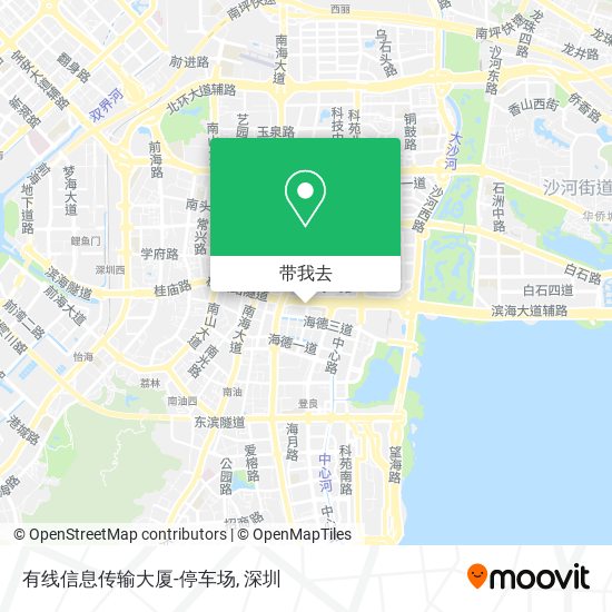 有线信息传输大厦-停车场地图