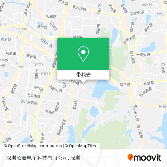 深圳欣豪电子科技有限公司地图