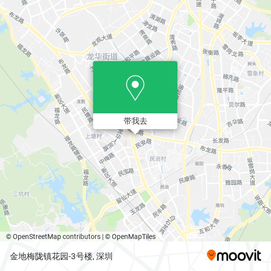金地梅陇镇花园-3号楼地图