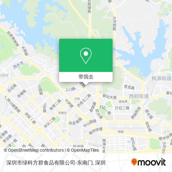 深圳市绿科方群食品有限公司-东南门地图