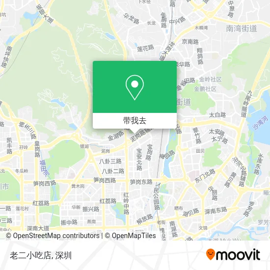 老二小吃店地图